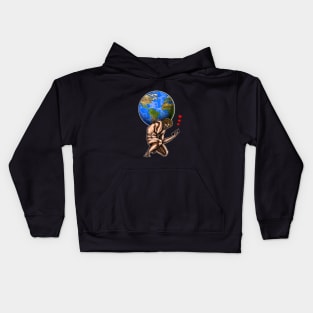 Atlas Greek mythology Kids Hoodie